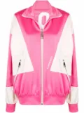 Khrisjoy panelled zip-up track jacket - Pink