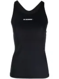 Jil Sander logo-print tank top - Black
