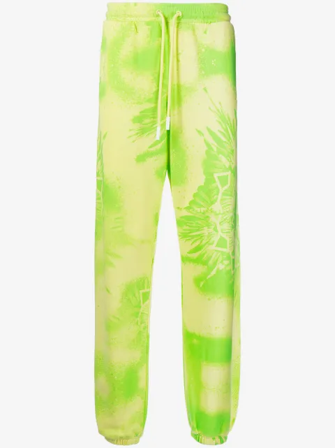 COUNTY OF MILAN Kaleidoscope Wings-print track pants