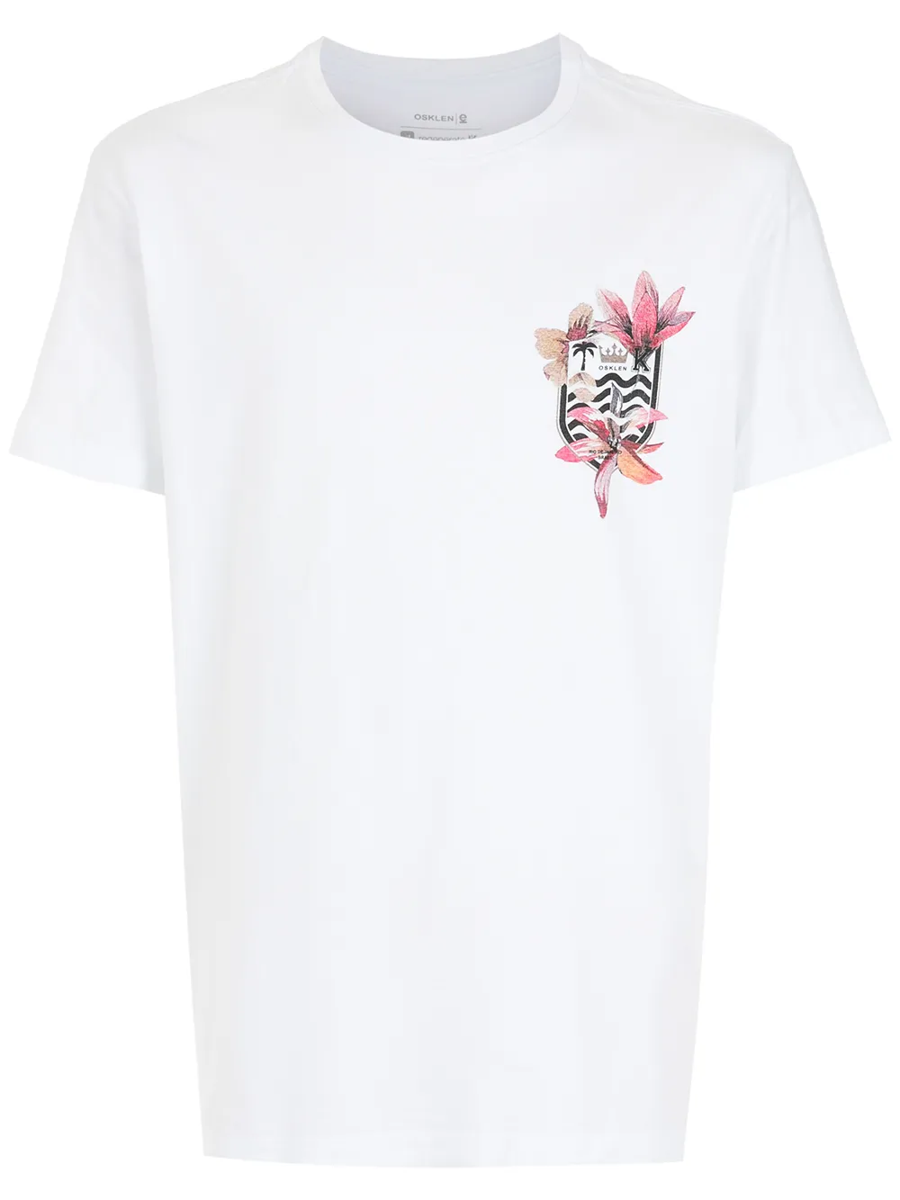

Osklen floral-print cotton T-Shirt - White