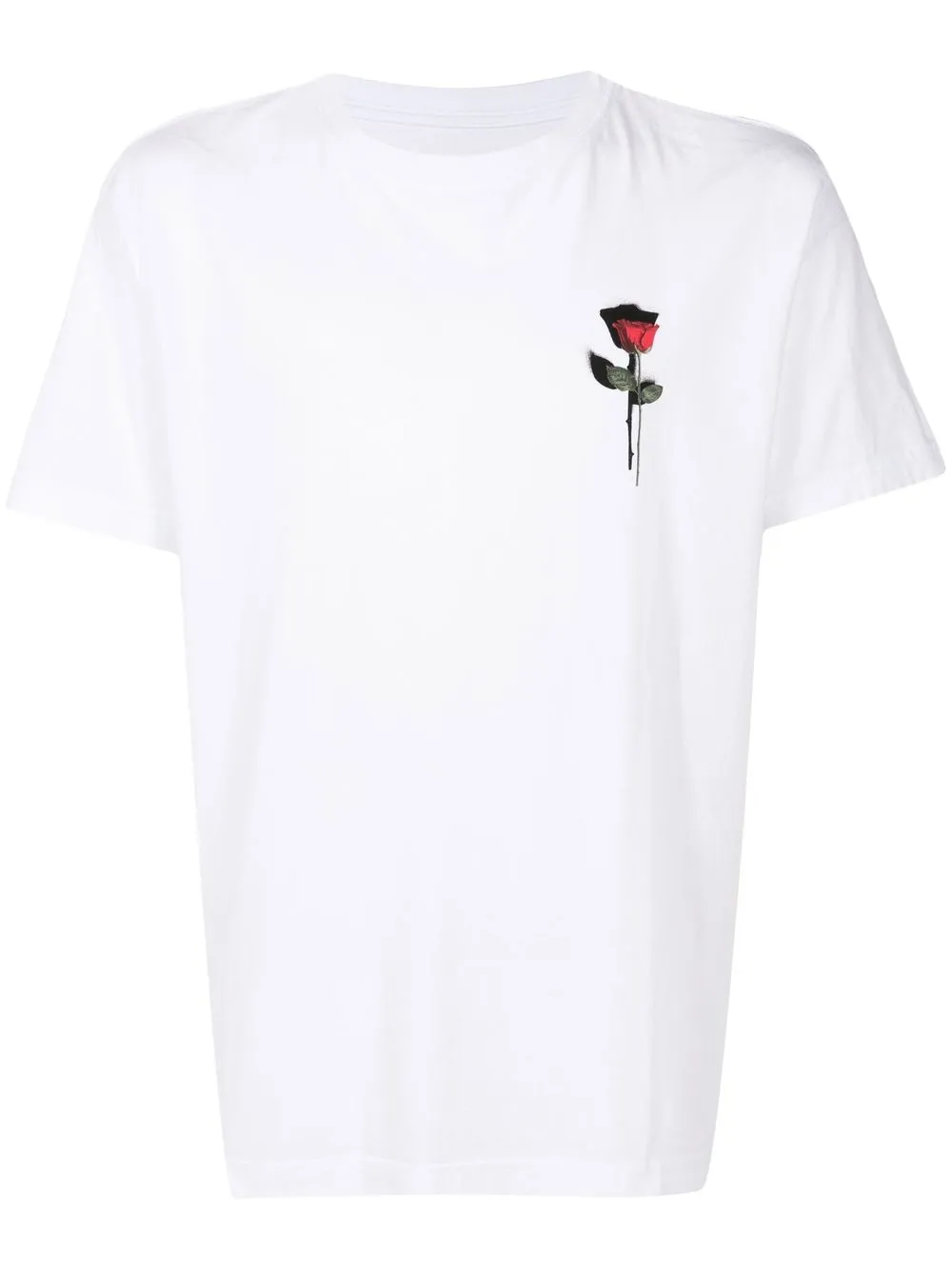 

Osklen rose print T-shirt - White
