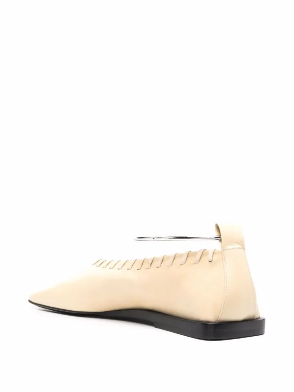 Jil Sander ステッチディテール フラットシューズ 通販 - FARFETCH