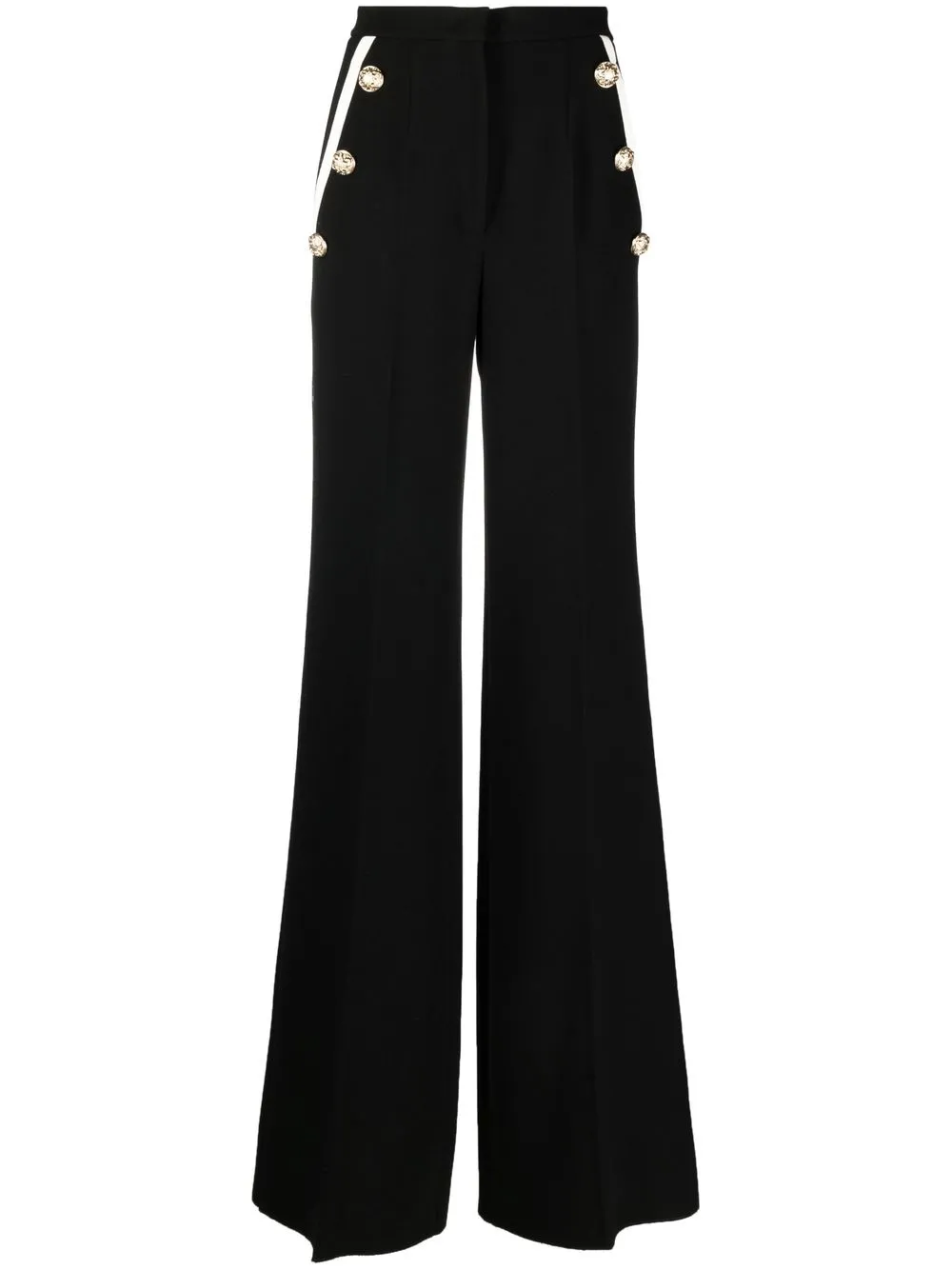 

Elie Saab pantalones Sailor - Negro