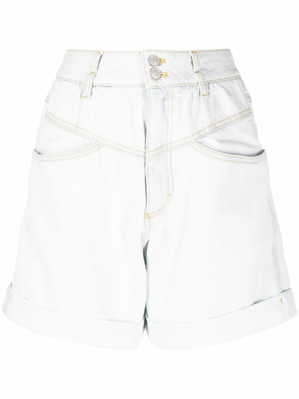 high-waisted denim shorts | Kenzo 