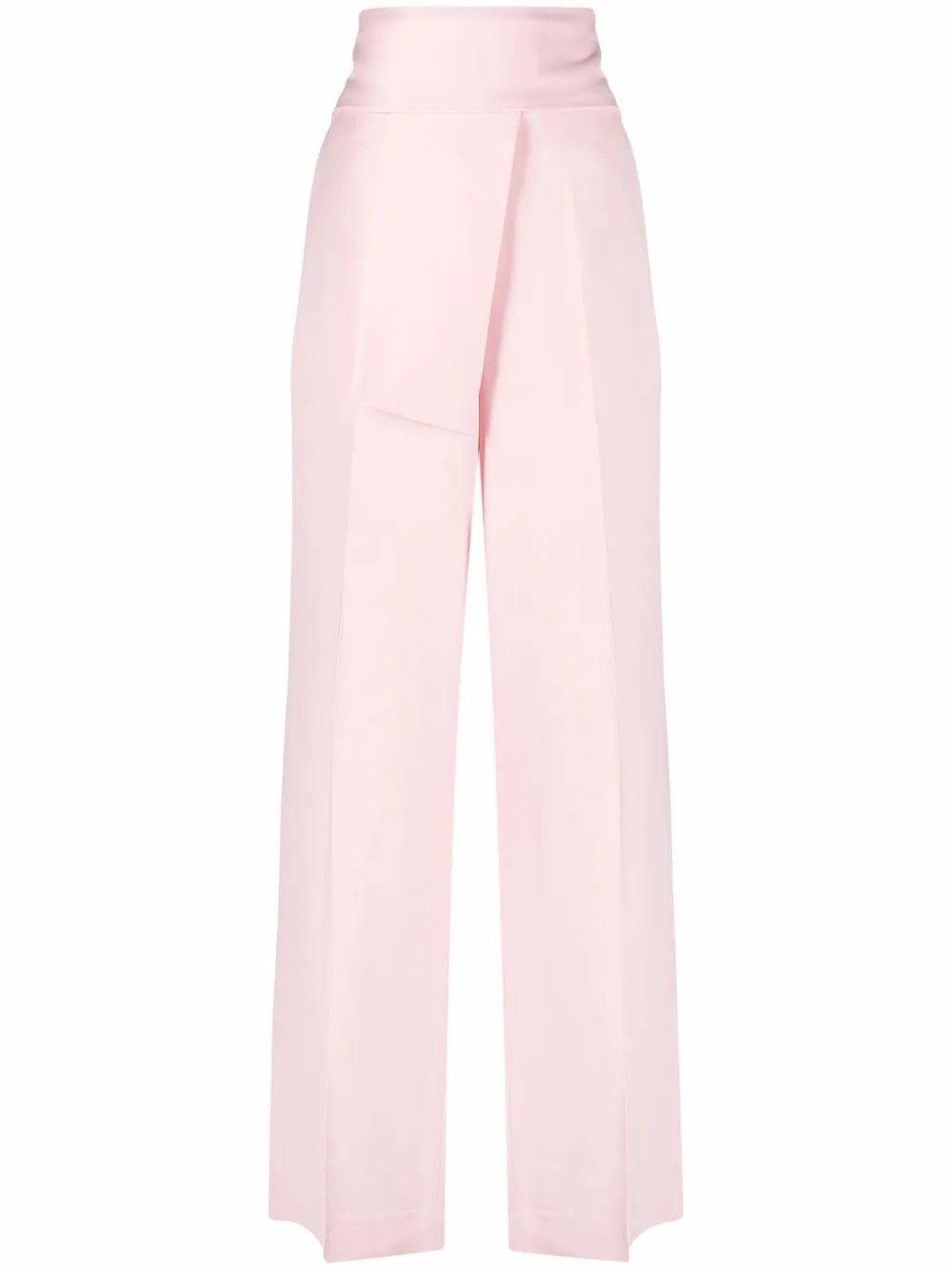 

Lanvin pantalones rectos con tiro alto - Rosado