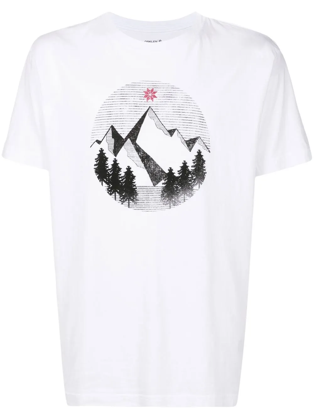 

Osklen mountain graphic print T-shirt - White