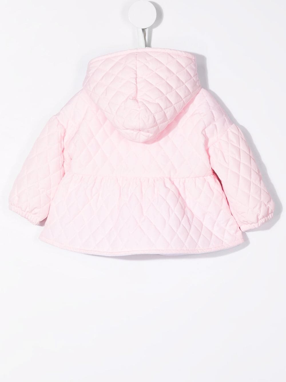 Image 2 of Il Gufo quilted zip-up hooded jacket