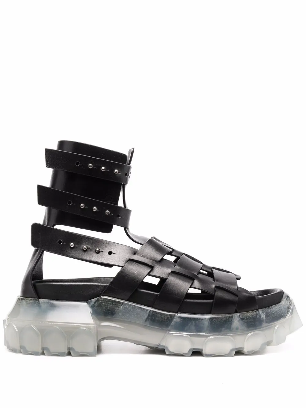 

Rick Owens ankle-length Tractor sandals - Black