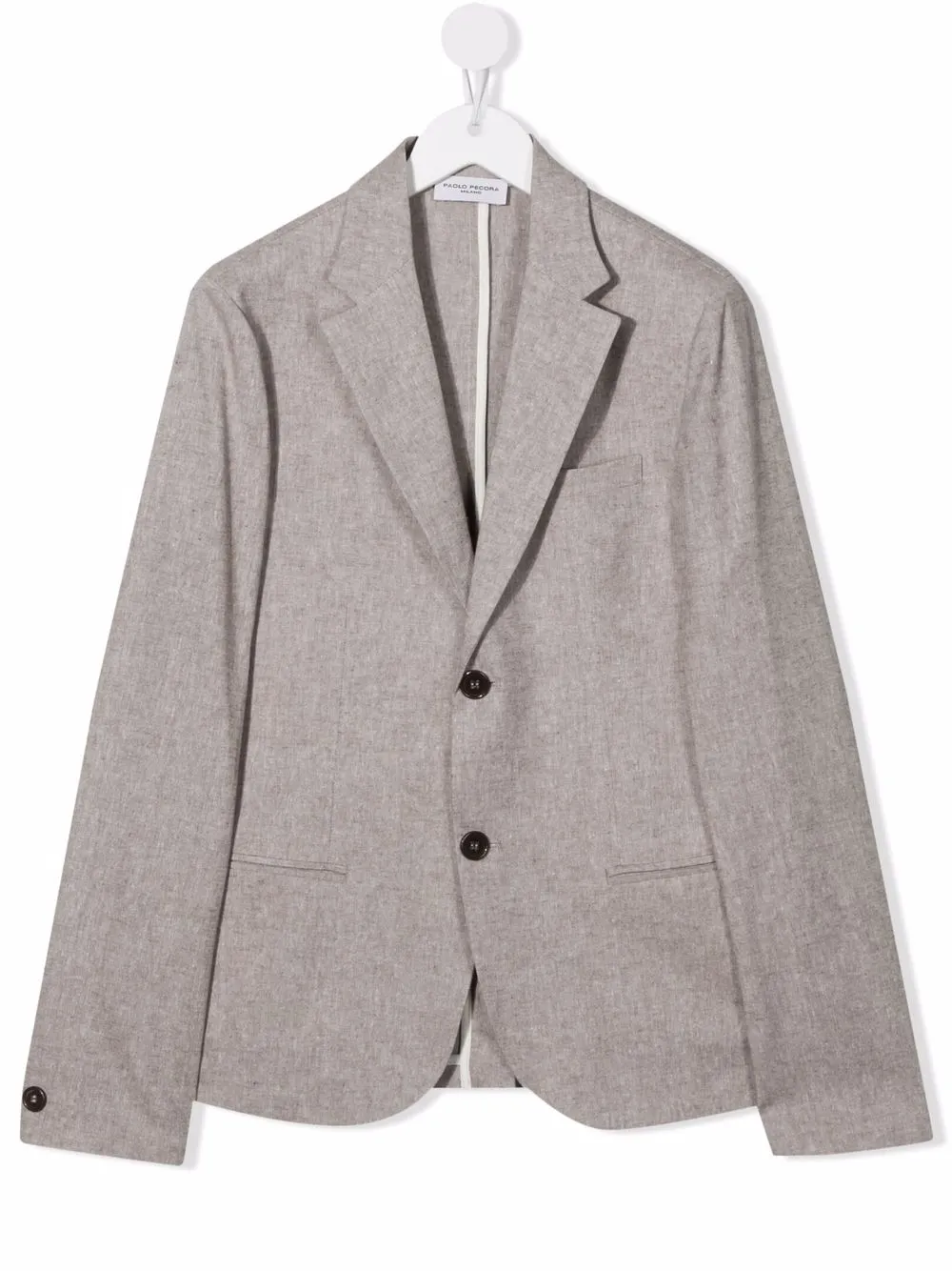 Paolo Pecora Kids однобортный пиджак строгого кроя