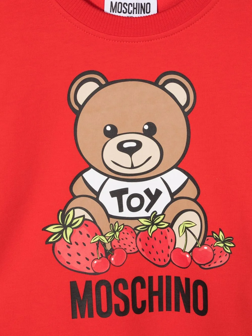 фото Moschino kids толстовка с логотипом