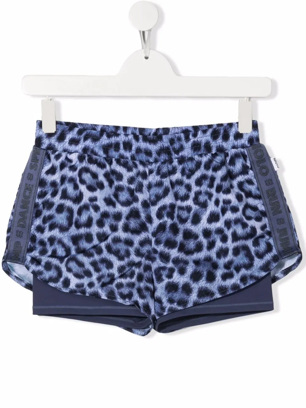 

Molo bermudas con estampado de leopardo - Morado