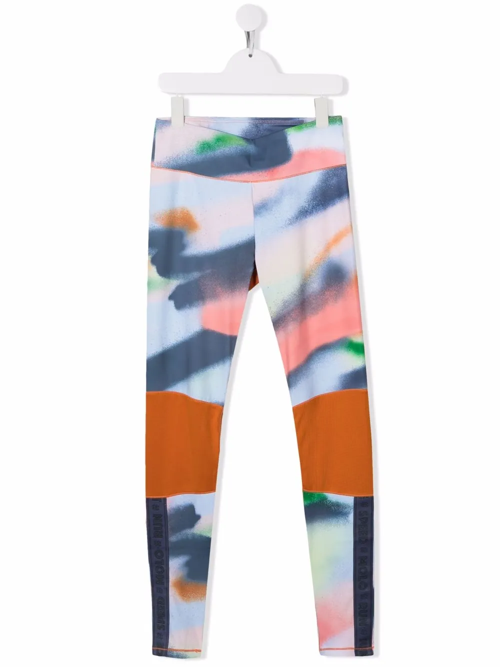 

Molo leggins con estampado color block - Azul