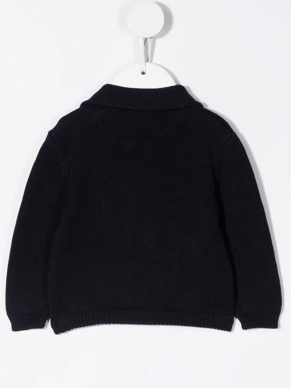 Le Bebé Enfant Kabelgebreid vest - Blauw