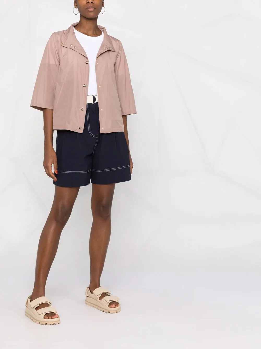 Herno three-quarter sleeve jacket | Cropped Jackets | Image 2