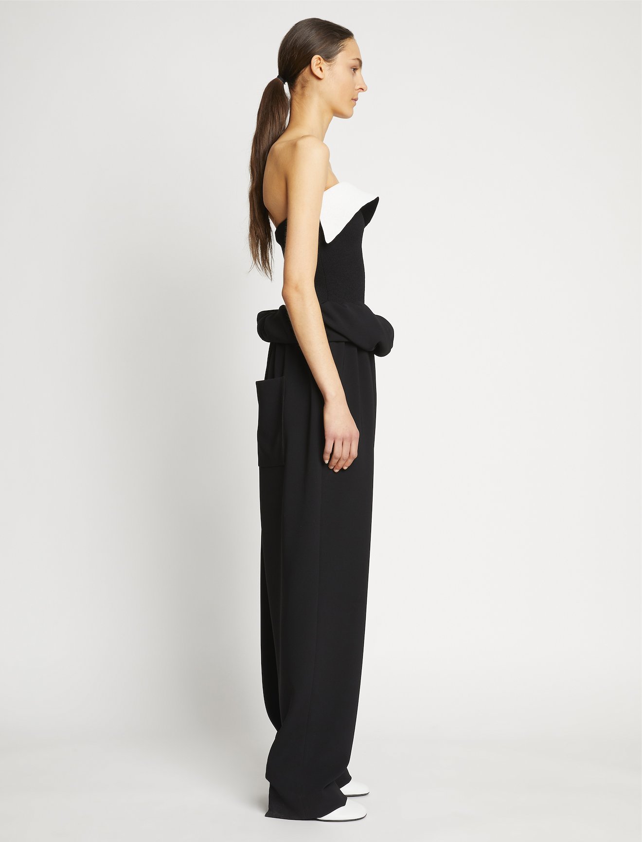 Textured Viscose Strapless Knit Top #2