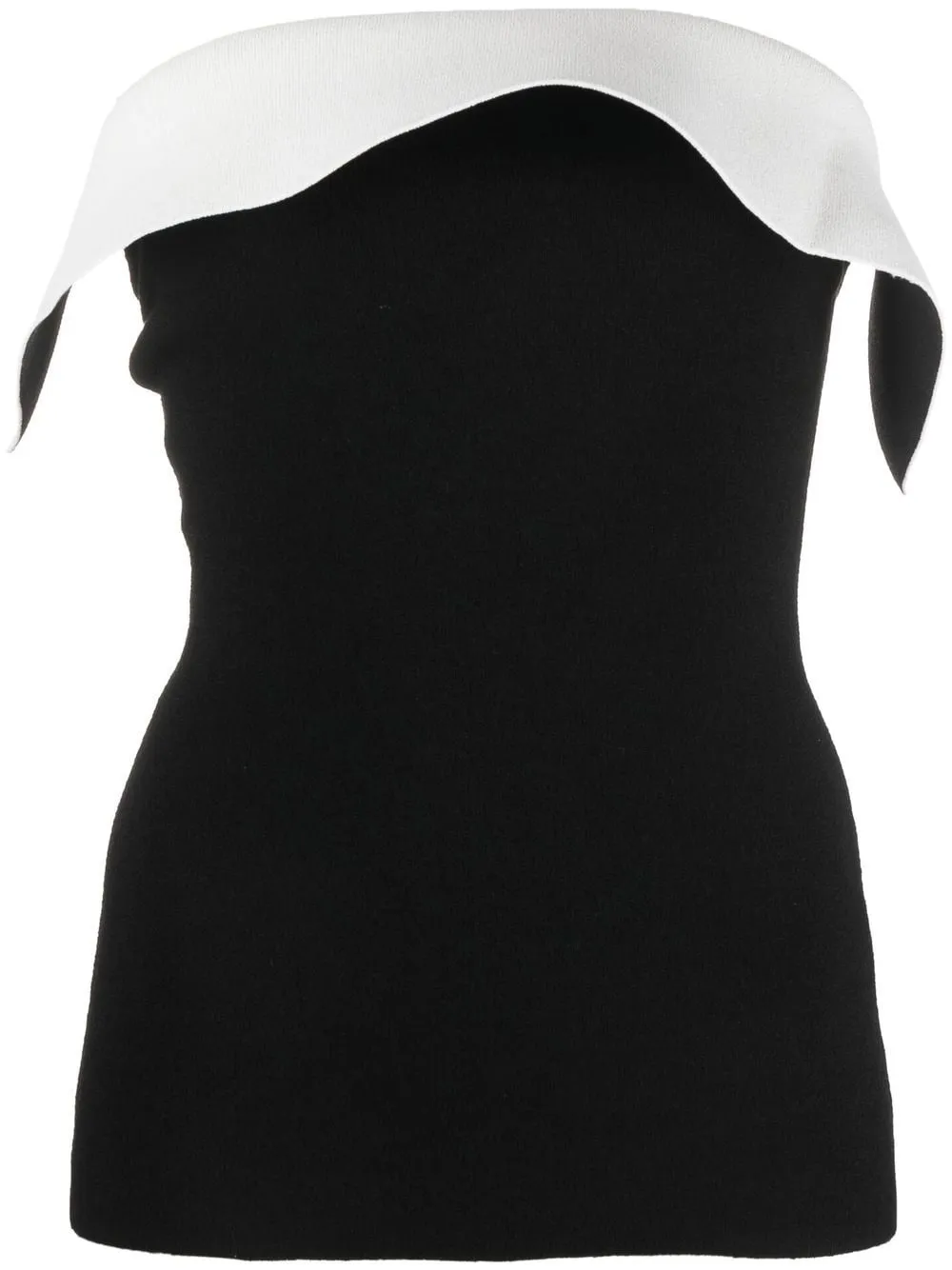 

Proenza Schouler crepe knit strapless top - Black