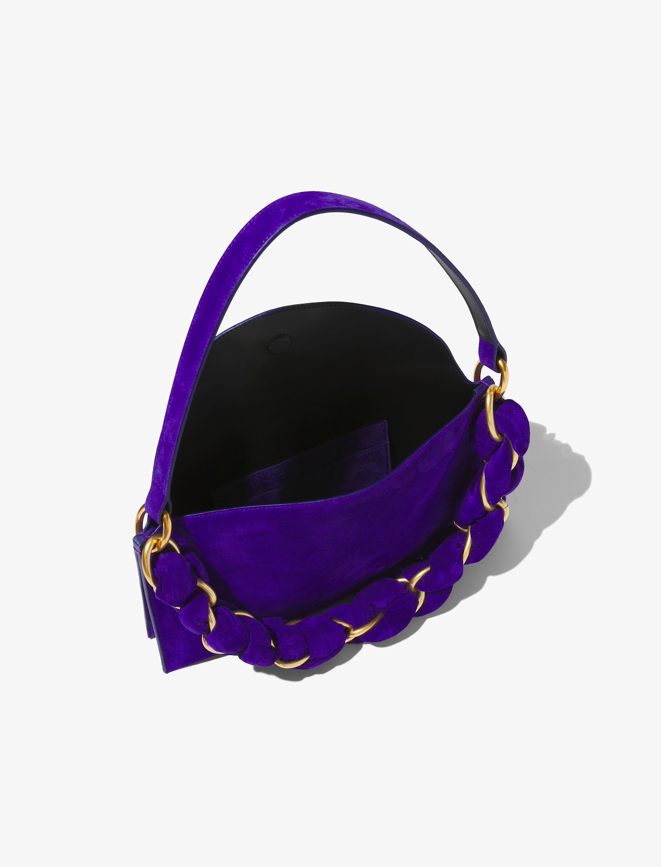 Suede Braid Bag in purple Proenza Schouler