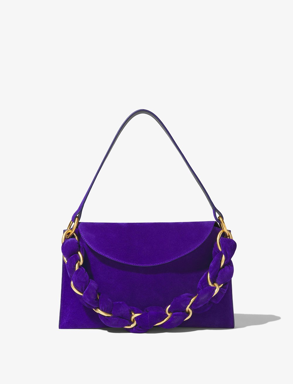 Suede Braid Bag