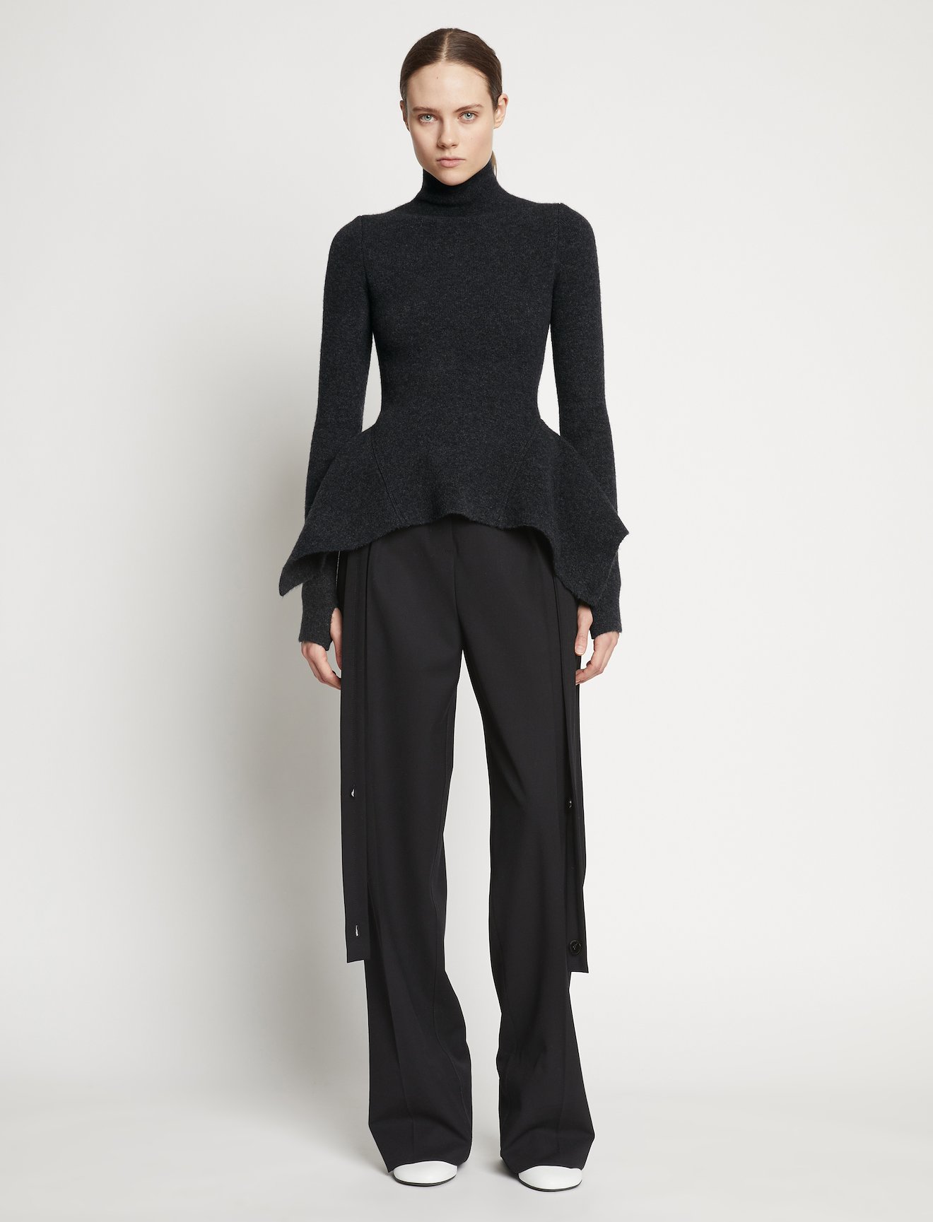 Midweight Wool Turtleneck Sweater #1