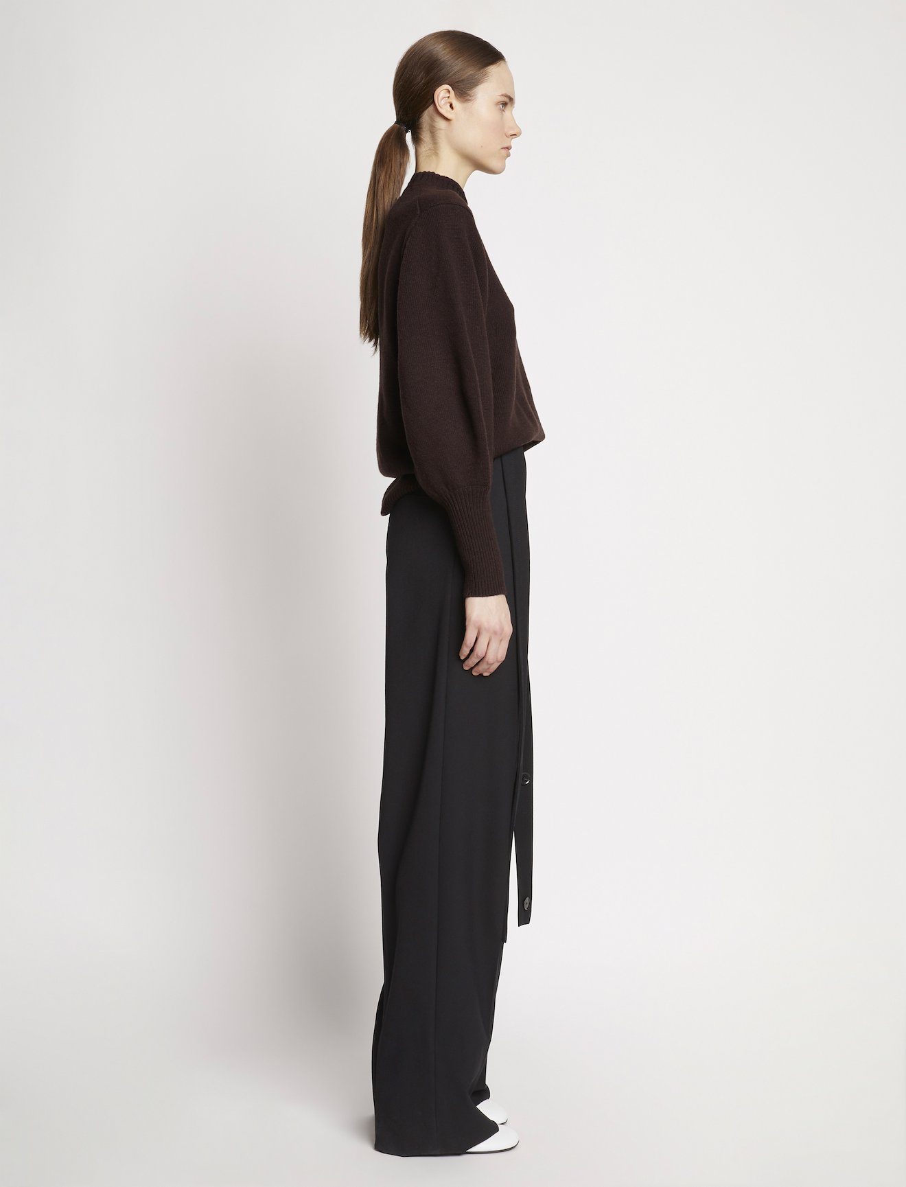 Eco Cashmere Balloon Sleeve Sweater #2