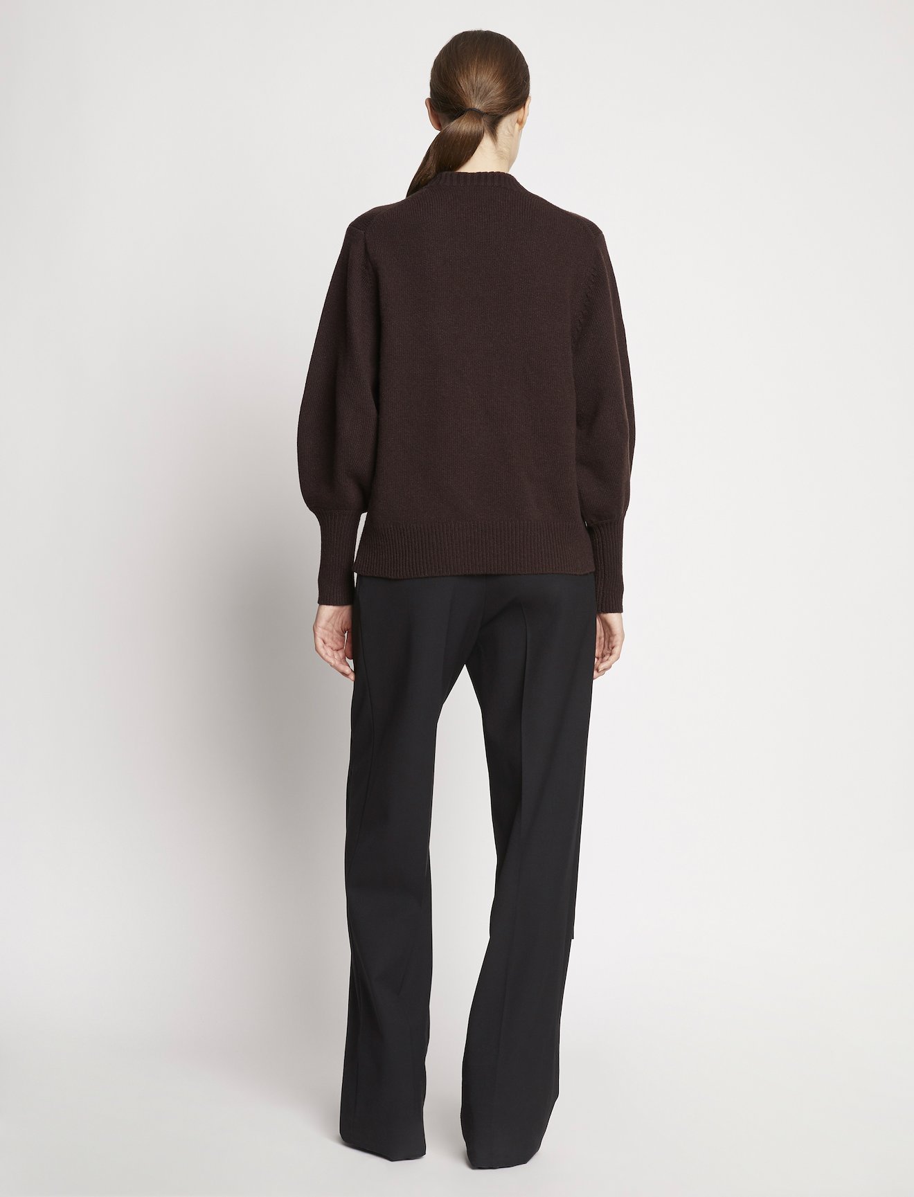 Eco Cashmere Balloon Sleeve Sweater #3