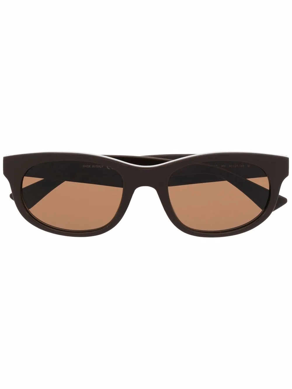 

Bottega Veneta Eyewear lentes de sol con armazón rectangular - Marrón