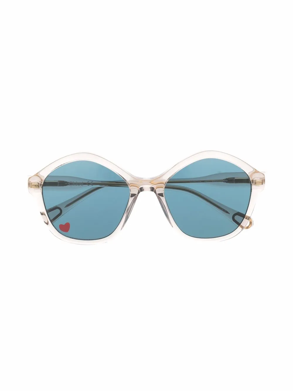 

Chloé Kids lentes de sol con armazón transparente - Neutro