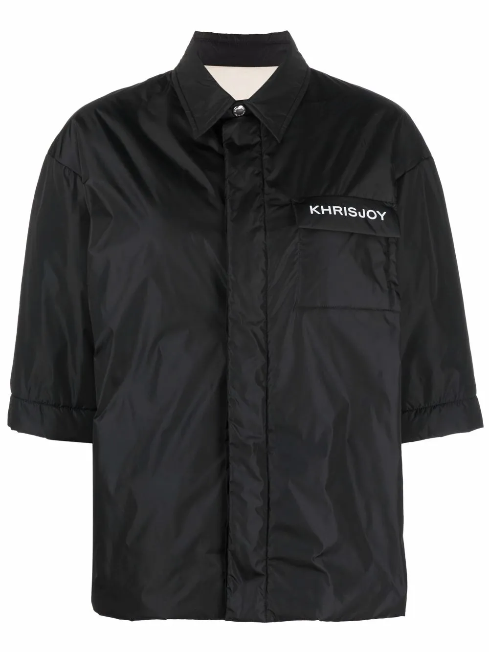 

Khrisjoy sobrecamisa con logo estampado - Negro