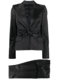 Gucci Pre-Owned 2000s tied bow blazer - Black