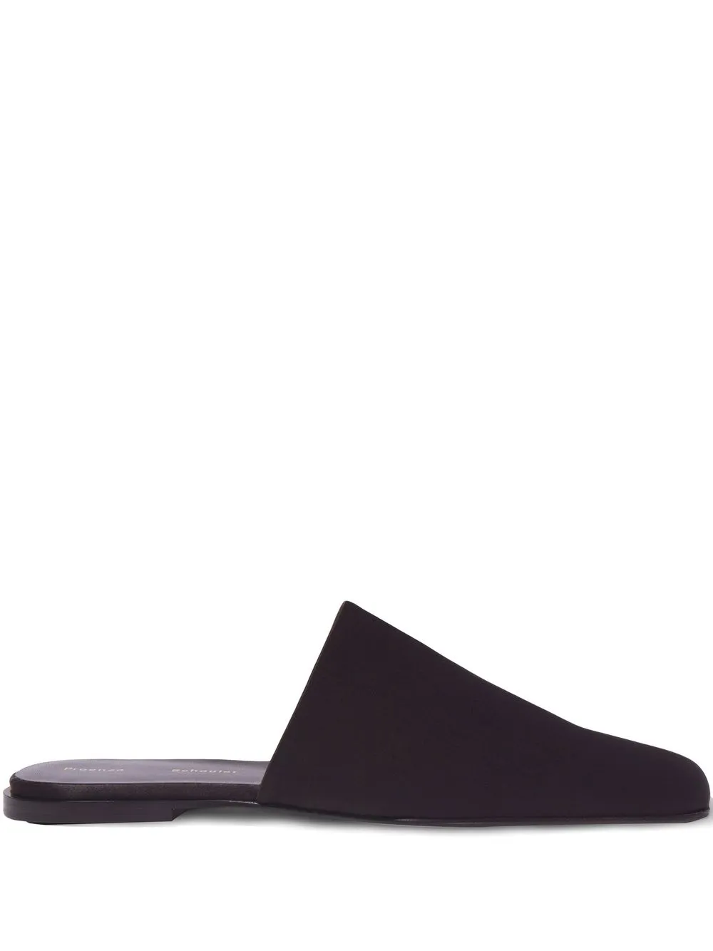 

Proenza Schouler Trap satin slippers - Black