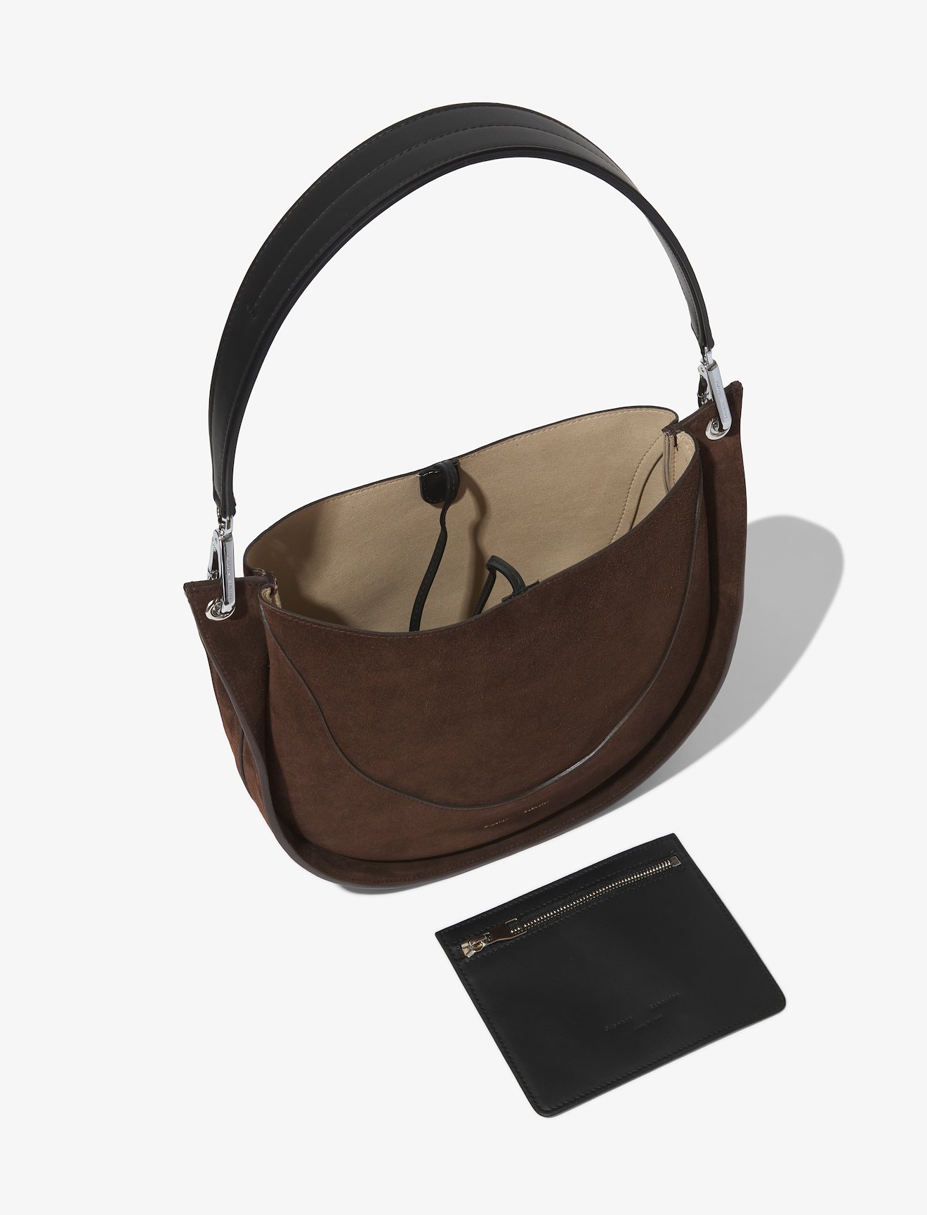 Arch Suede Shoulder Bag #4