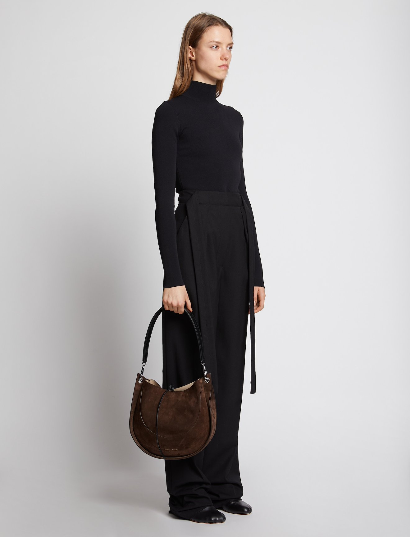 Arch Suede Shoulder Bag #2