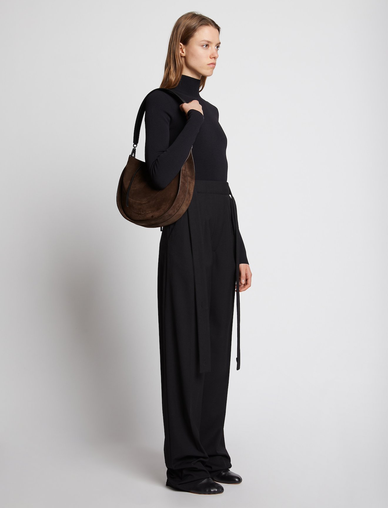 Arch Suede Shoulder Bag #5