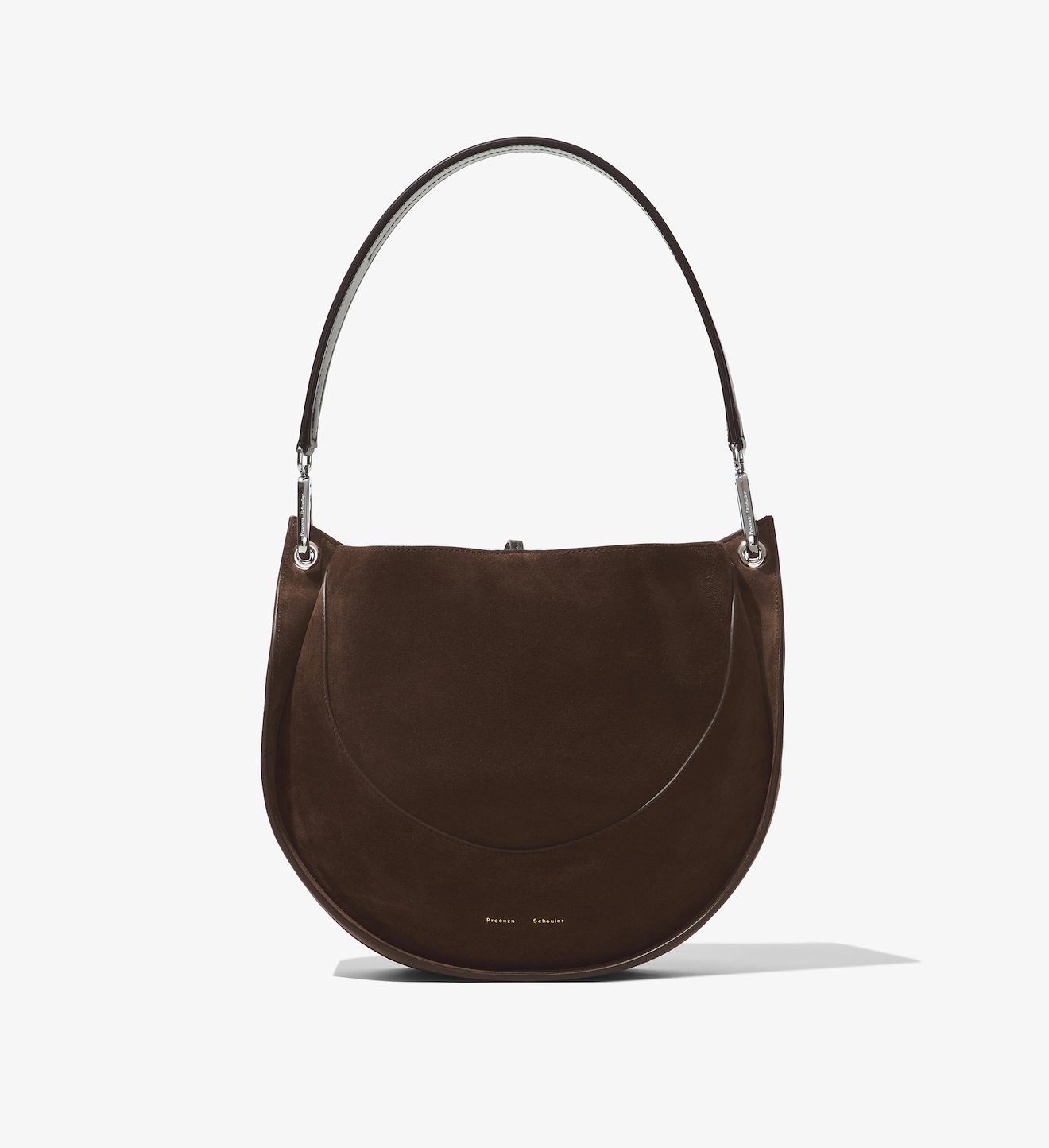 Arch Suede Shoulder Bag