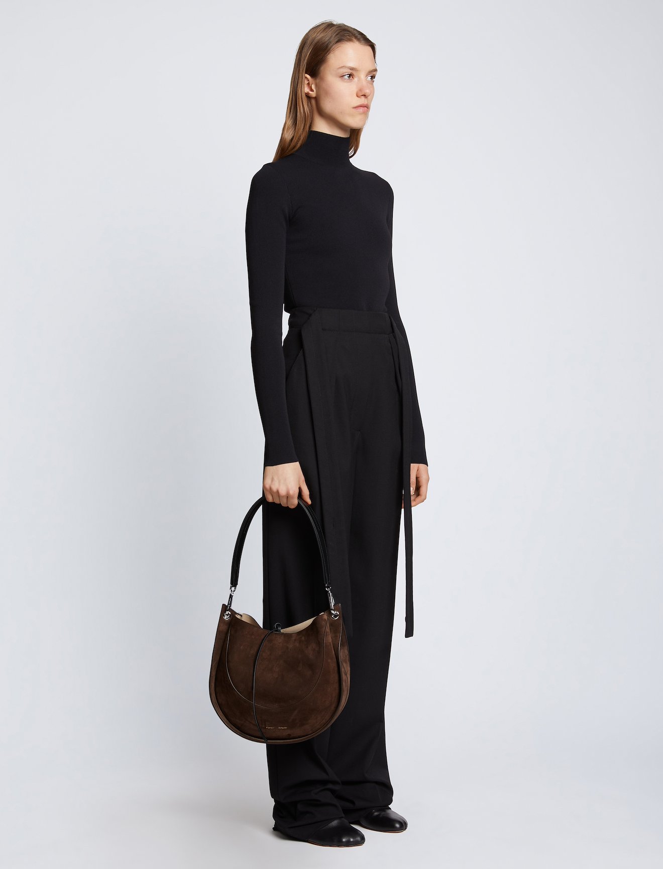 Arch Suede Shoulder Bag #2
