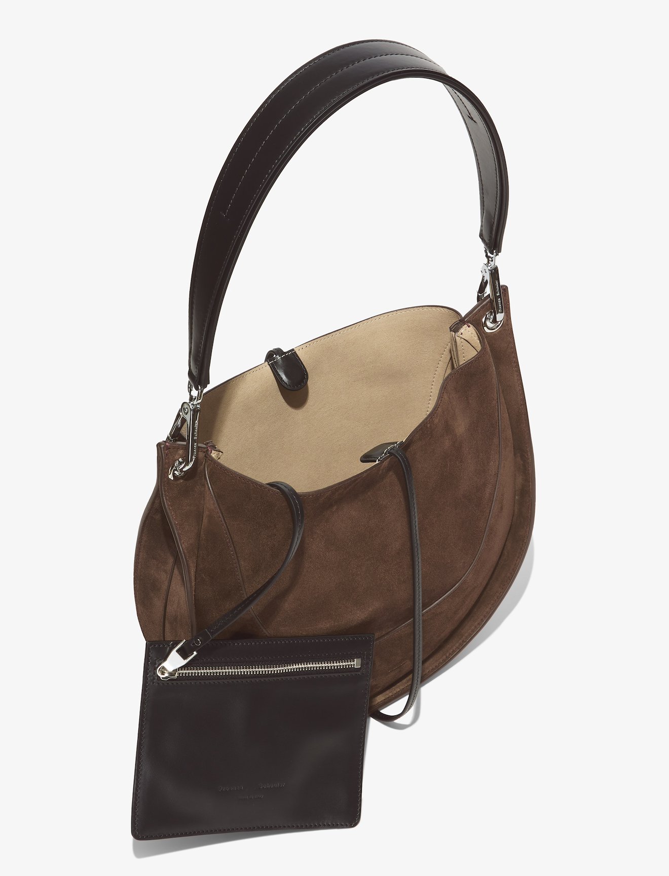 Arch Suede Shoulder Bag #4