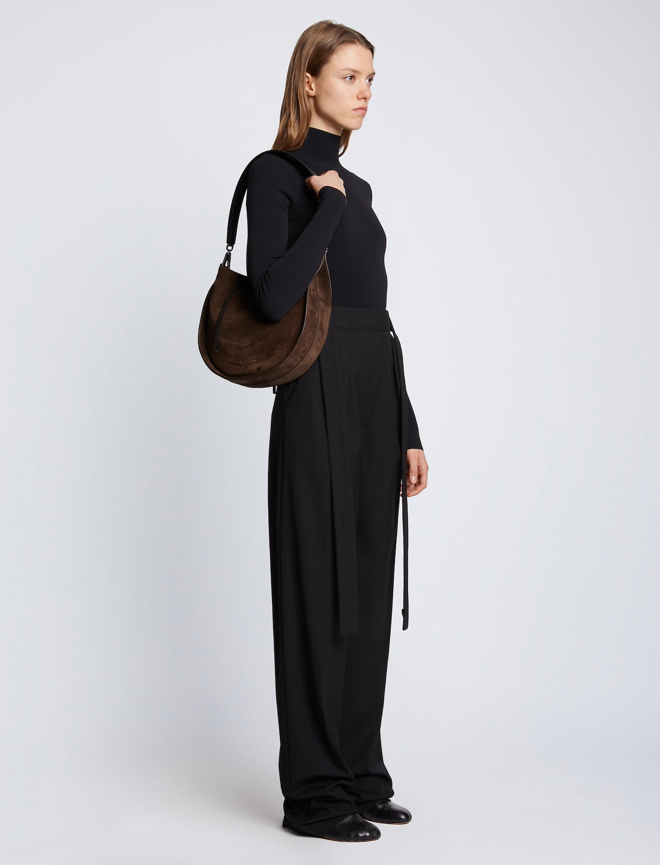 Arch Suede Shoulder Bag #5