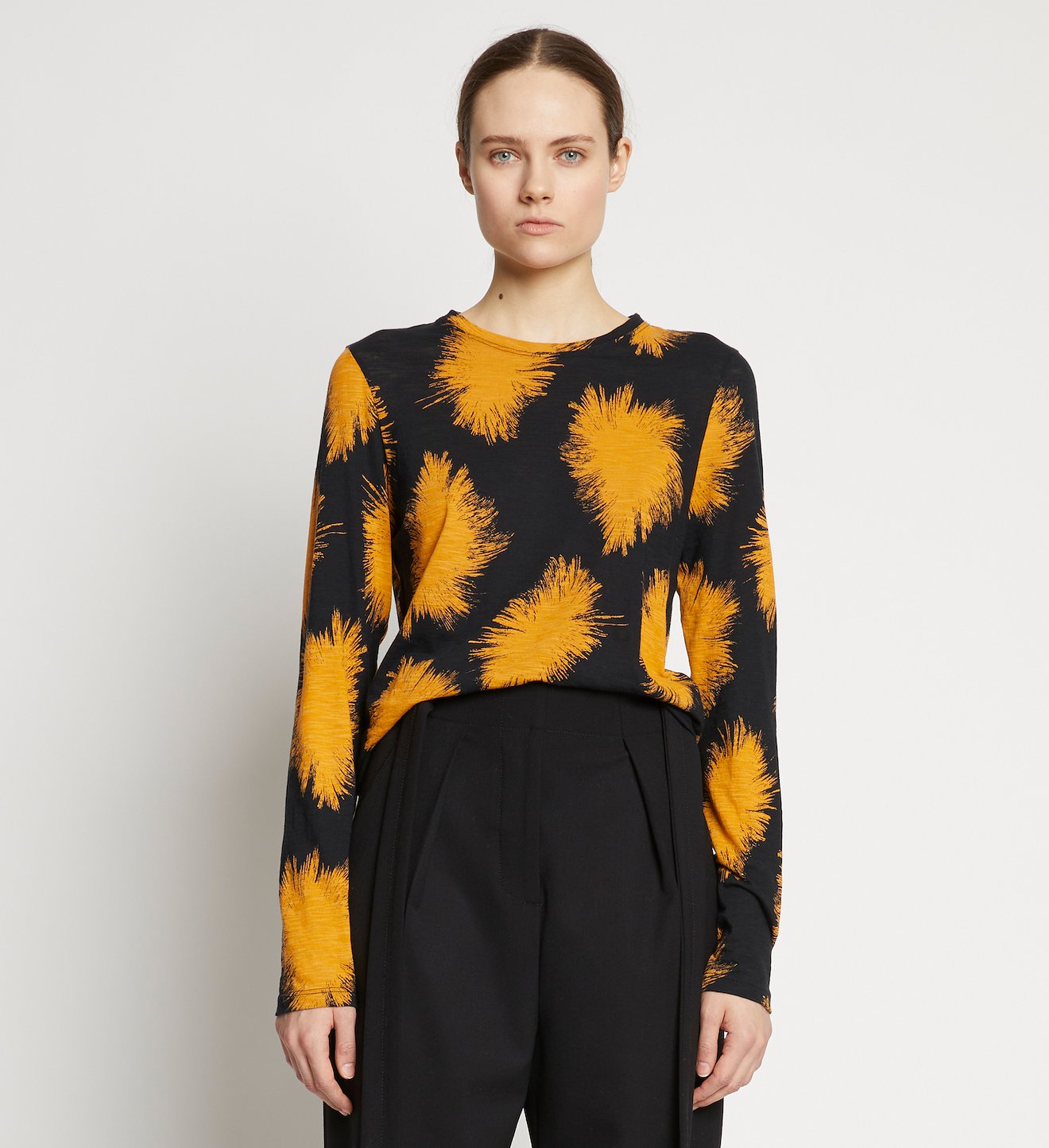 Feather Dot Print T-Shirt