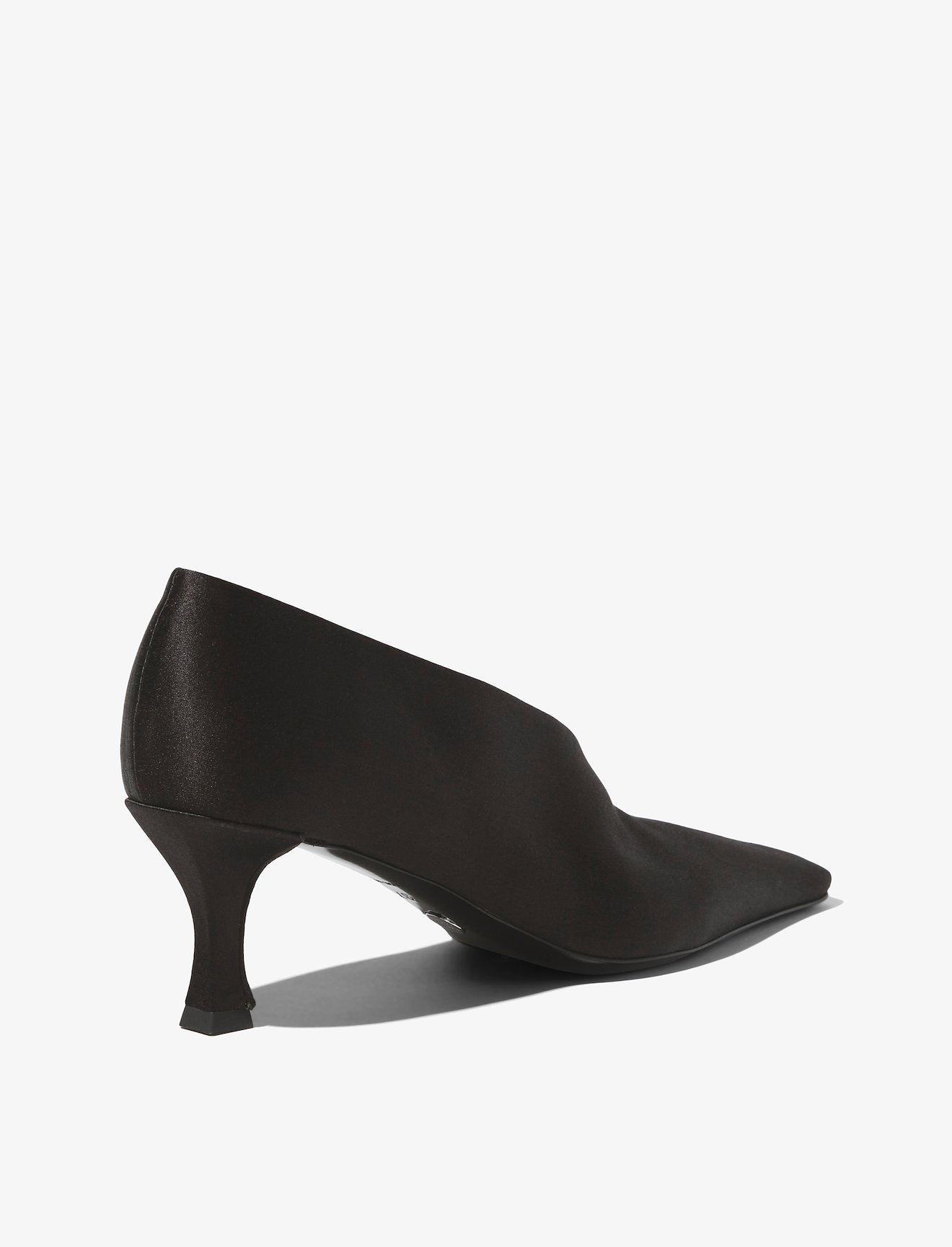 Satin Trap Pumps #2