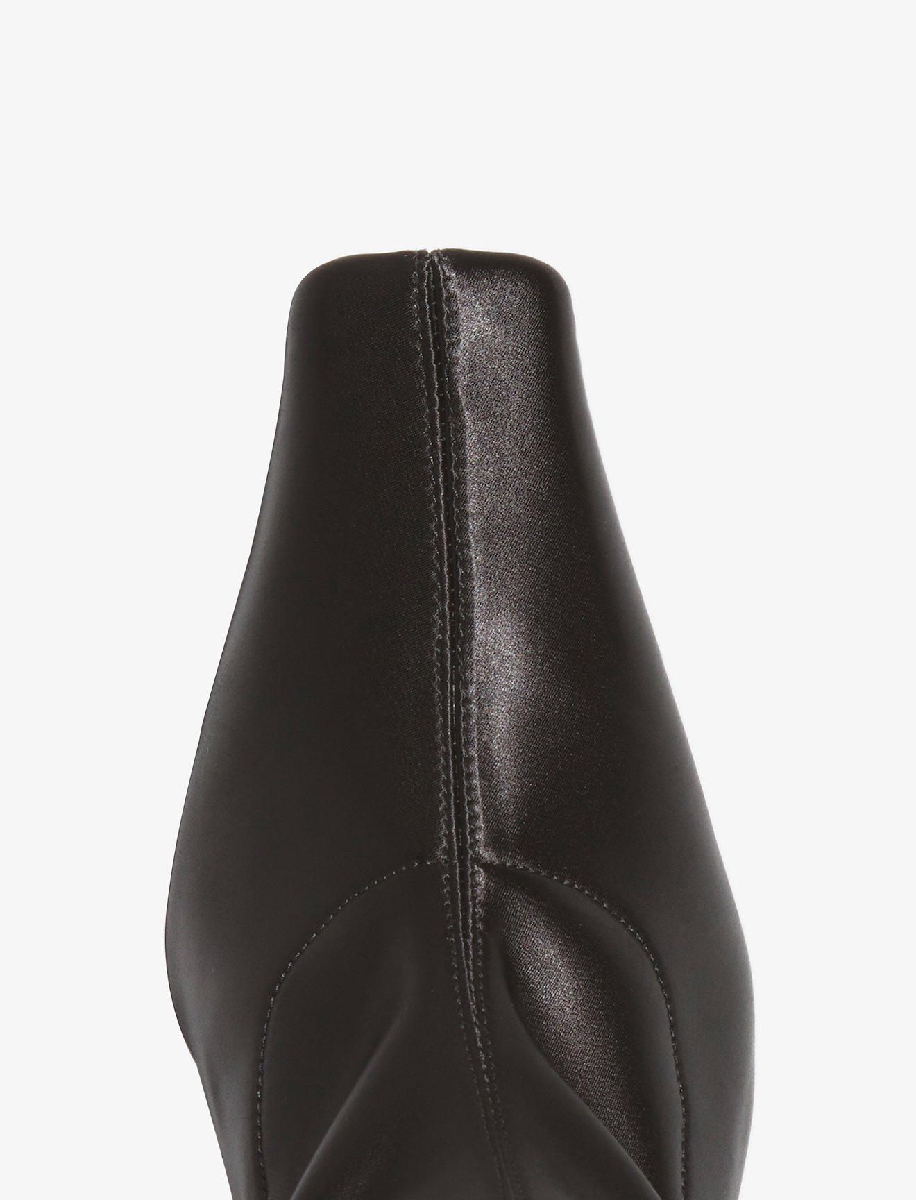 Satin Trap Over The Knee Boots #3