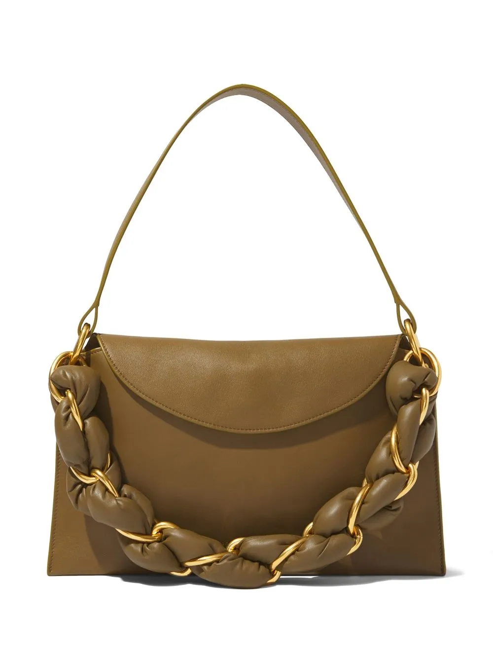 

Proenza Schouler Braid leather shoulder bag - Brown