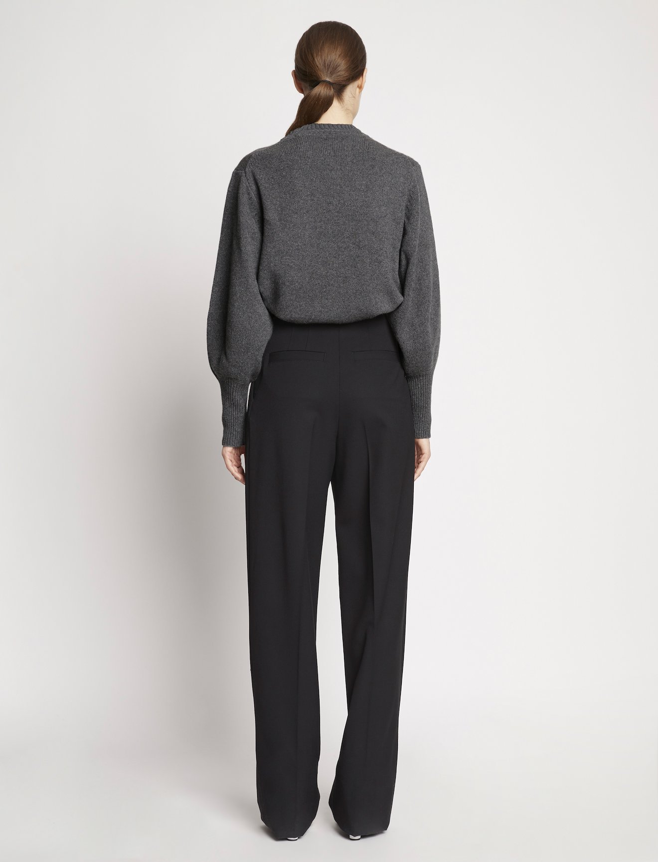 Eco Cashmere Balloon Sleeve Sweater #3
