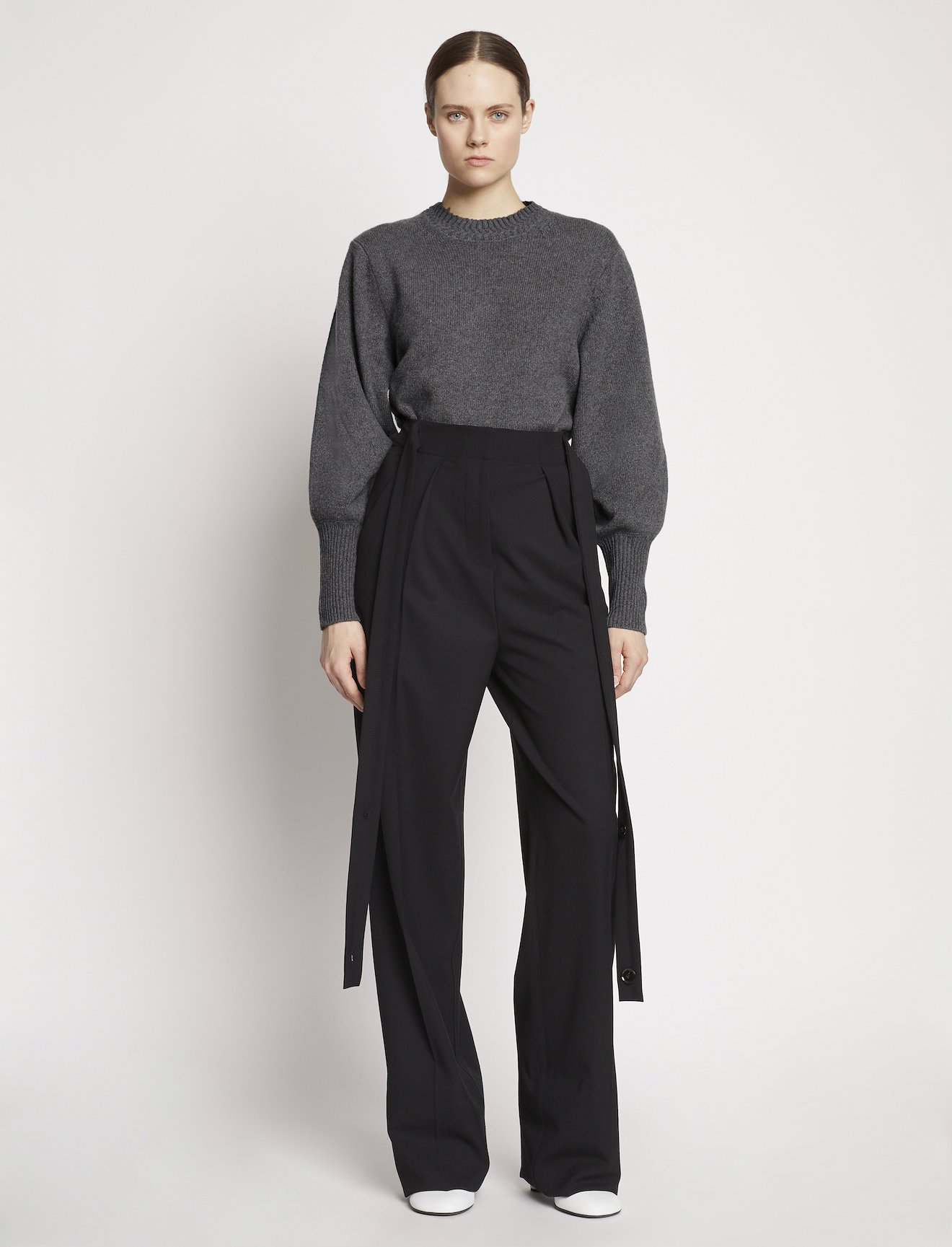 Eco Cashmere Balloon Sleeve Sweater #1