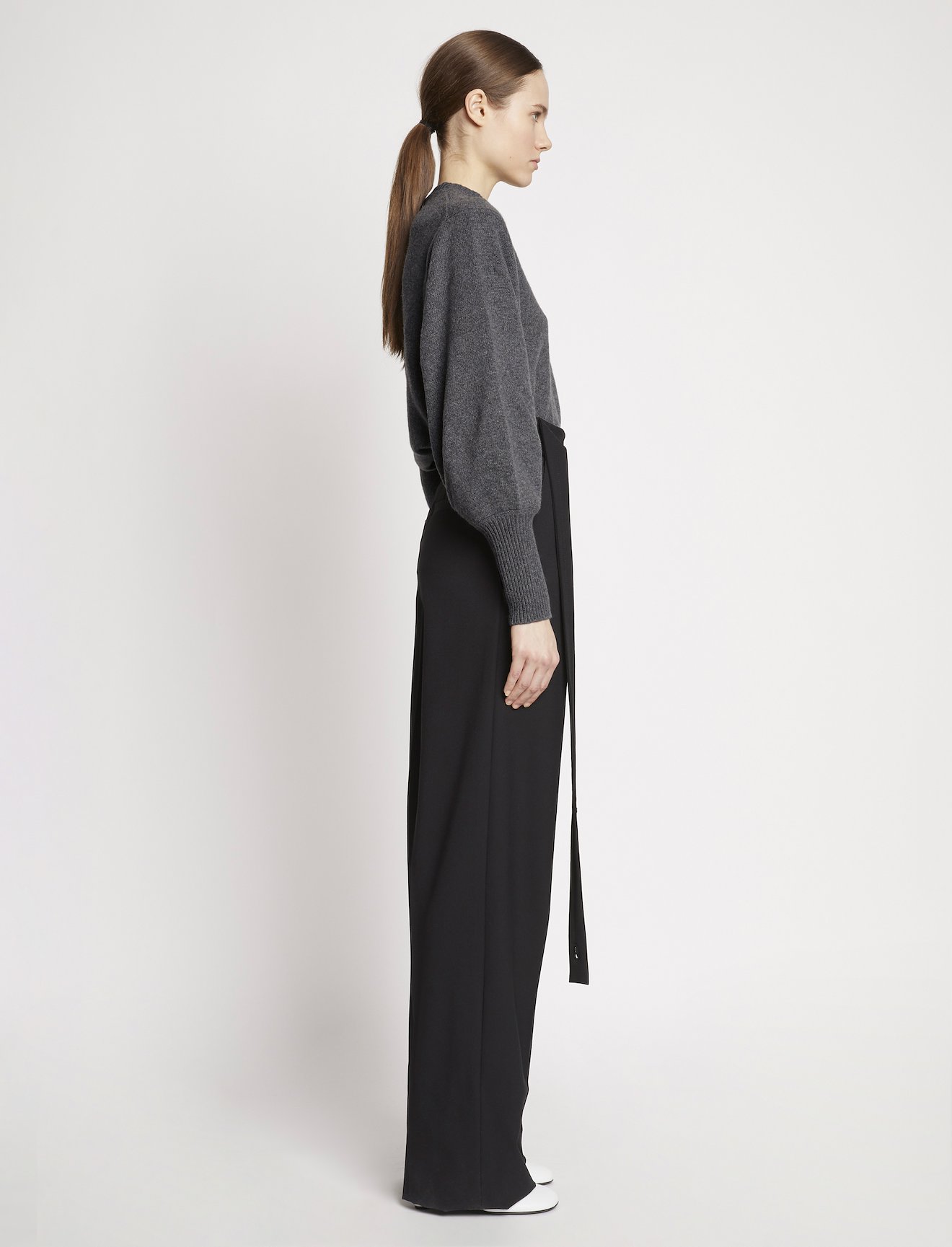 Eco Cashmere Balloon Sleeve Sweater #2