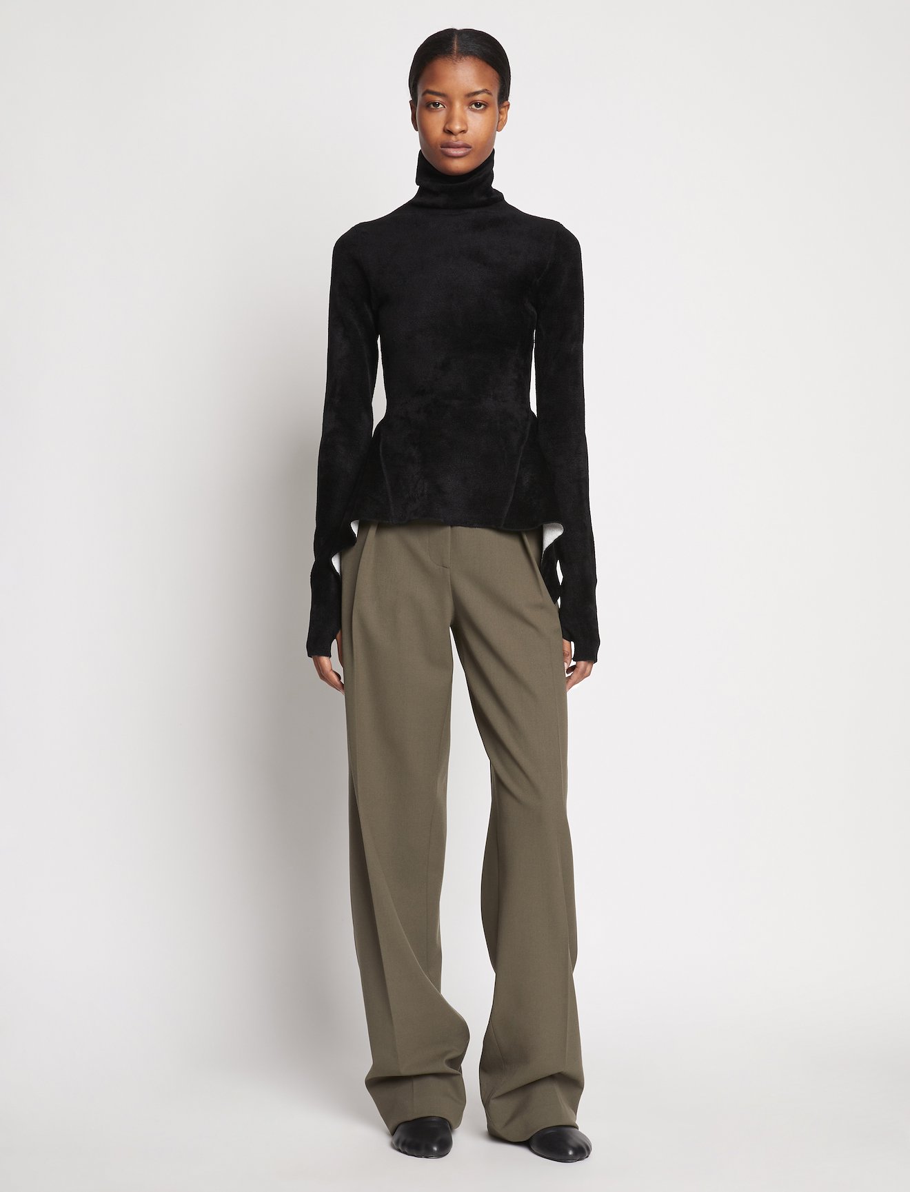 Compact Velvet Knit Top #1