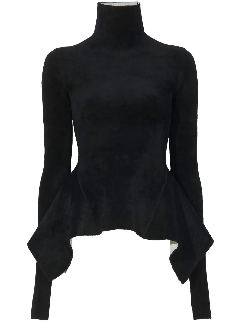 

Proenza Schouler top de punto de terciopelo - Verde
