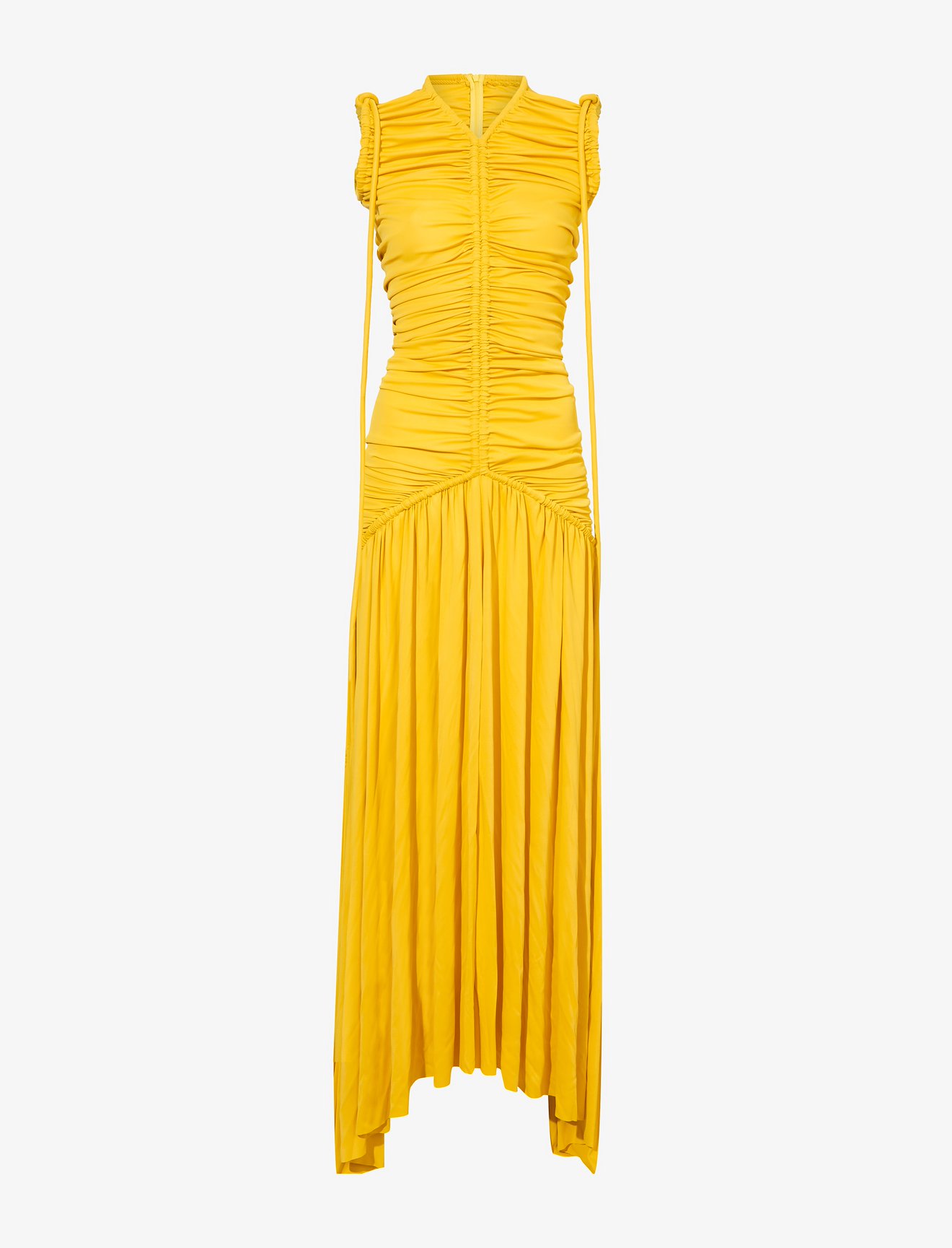 Viscose Jersey Sleeveless Cinched Dress #4