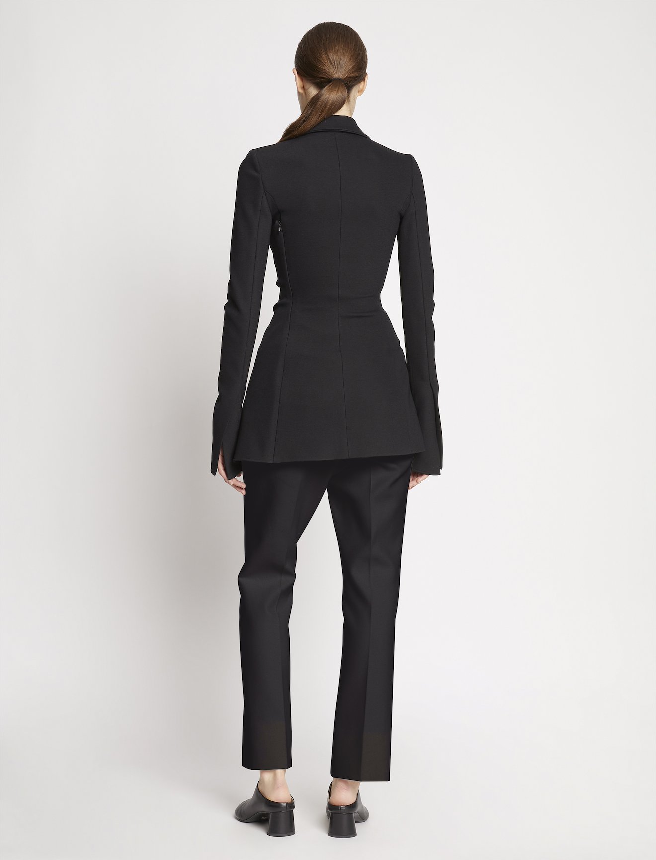 Bi-Stretch Crepe Cinched Jacket #3