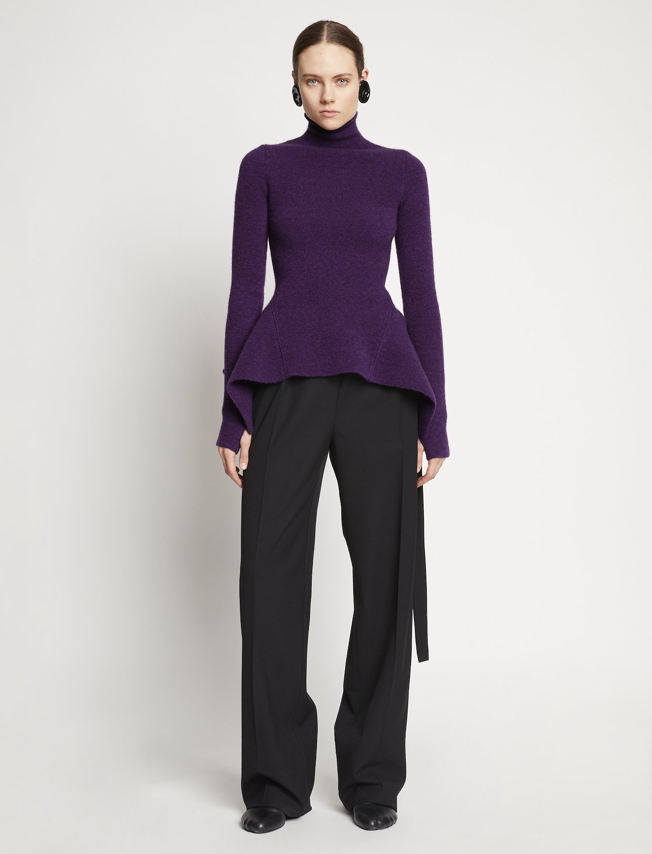 Midweight Wool Turtleneck Sweater #1