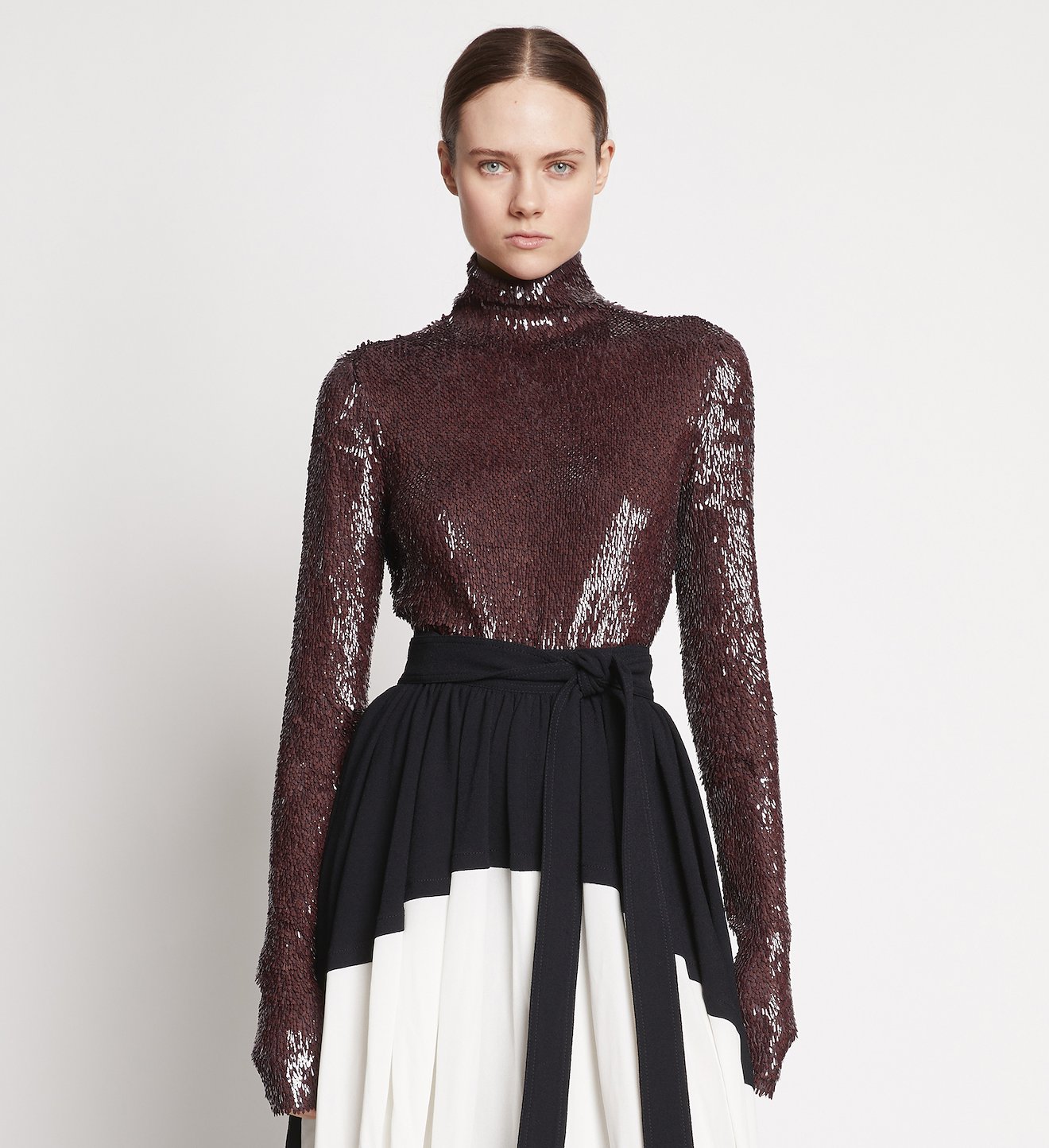 Faceted Sequin Top